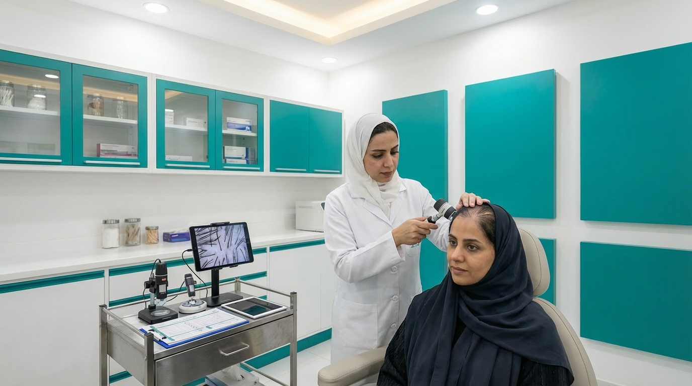 Hair Loss Dermatology Female Doctor